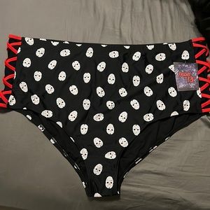 Friday the 13TH, High waisted swim bottoms
